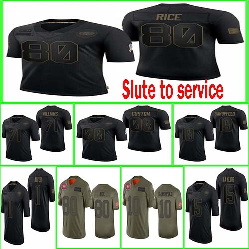 jerry rice salute to service jersey